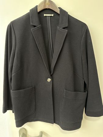 Baumwoll Blazer Marc O’Polo dunkelblau, Gr. 40