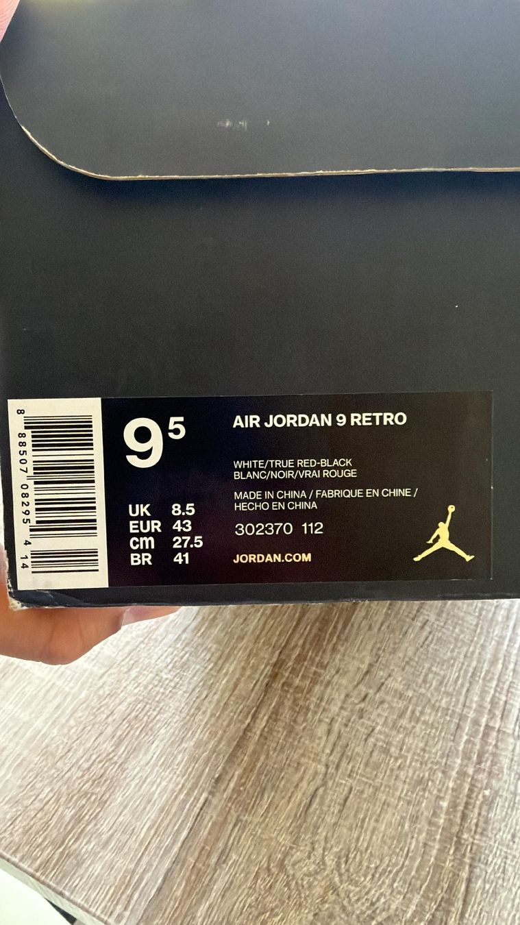 Jordan Scarpe da uomo: Jordan 9 Space Jam (2016) Grösse 43 – Nuovo e nell'imballaggio originale da Oberbüren venduto da UC1987 2