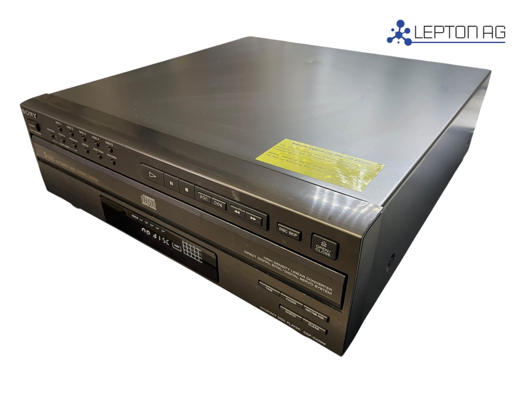 Sony Sistemi audio & multimediali: SONY Compact Disc Player CDP-C422M/ 5x Wechsler – Usato da Niederdorf venduto da LeptonAG