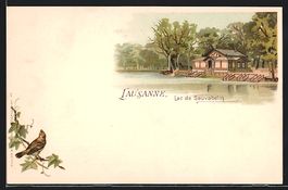 Litho Lausanne, Haus am Lac de Sauvabeli
