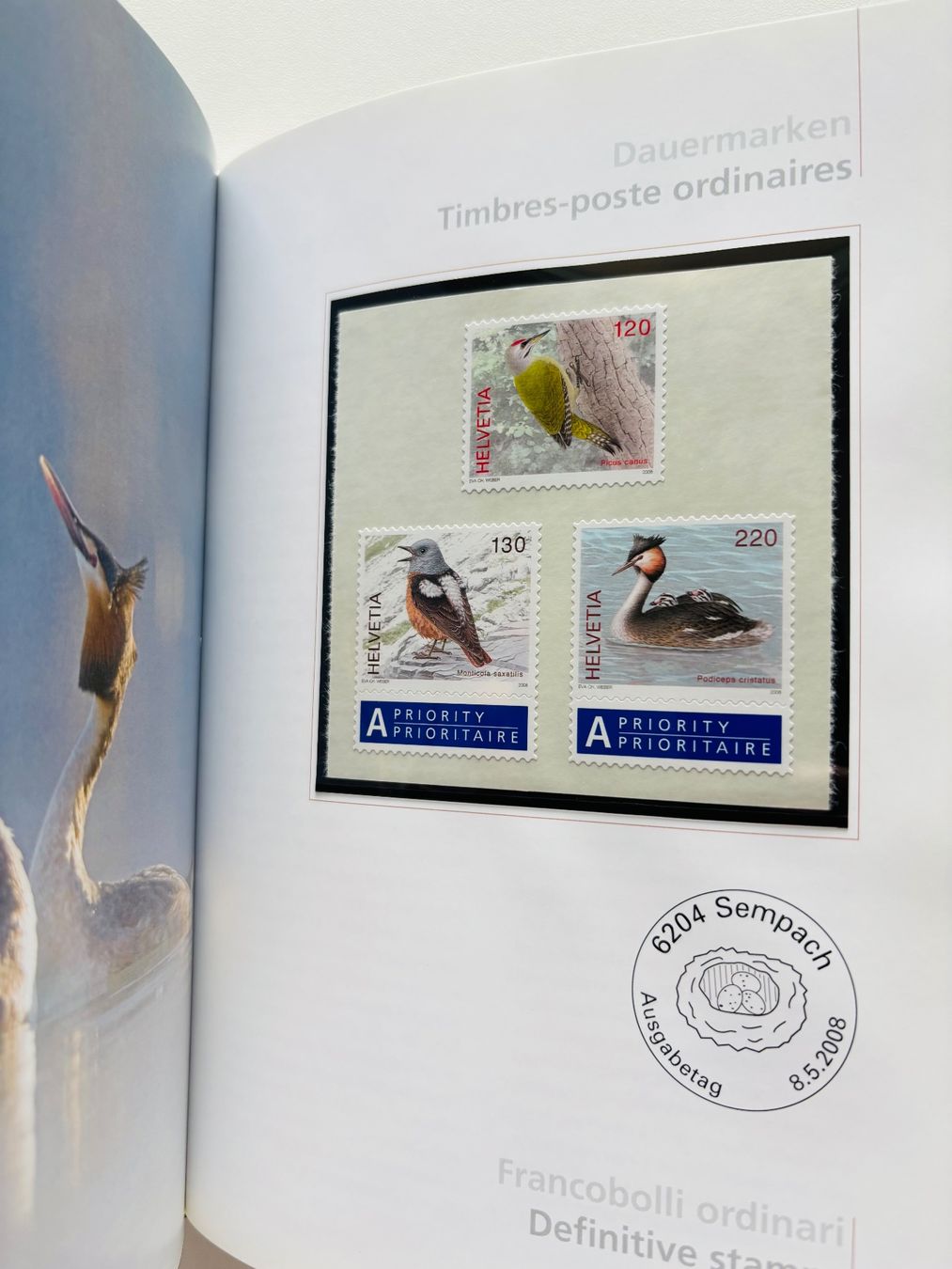Alle Briefmarken: 2008 Jahrbuch Schweizer Briefmarken postfrisch ** Kat. 160.- – Neu und originalverpackt aus Müswangen von buyin 6