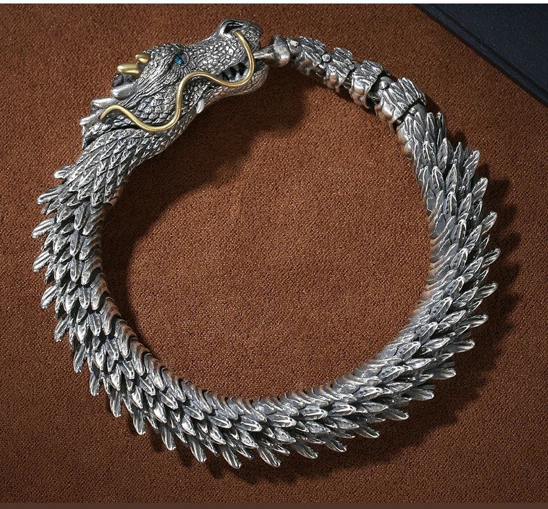 Bracciali & Braccialetti: Herren Armband Dragon 20cm – Nuovo e nell'imballaggio originale da Uerkheim venduto da Kaufoption 1