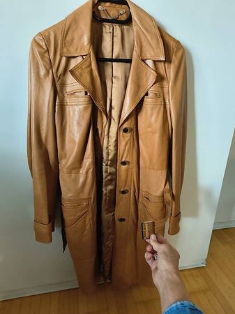 Ledermantel Hugo Boss