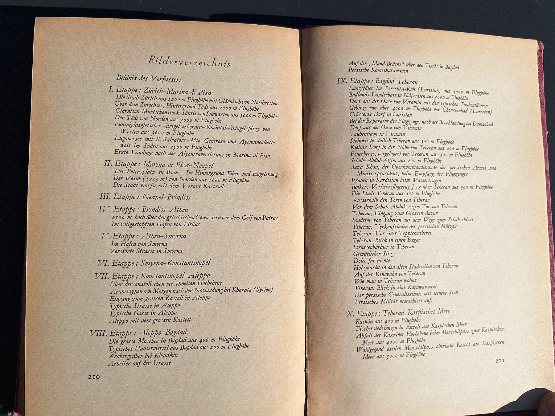 Libri: Antikes Buch "Persienflug" von Walter Mittelholzer, 1926 – Usato da Kriegstetten venduto da Justa 6