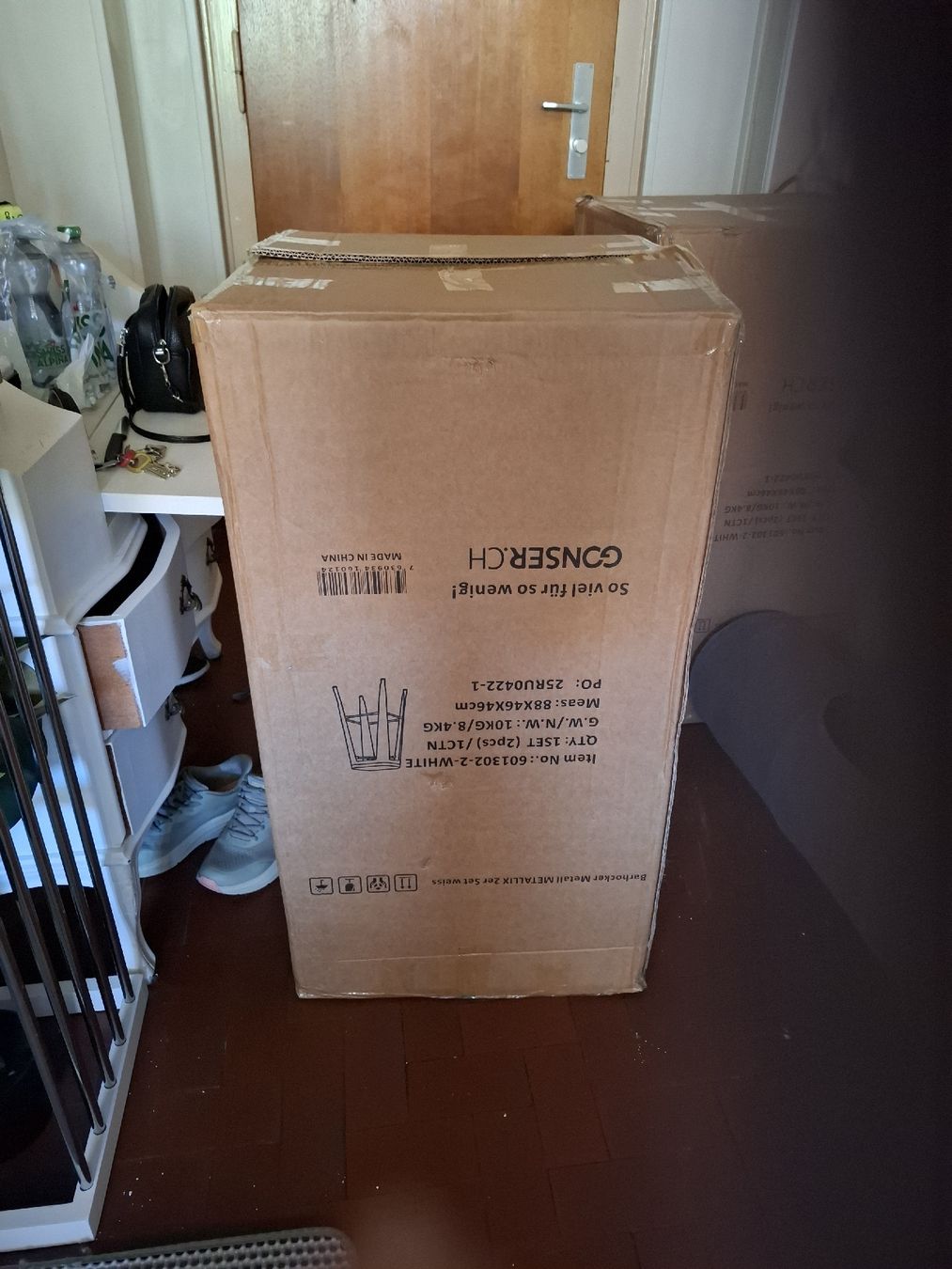 Hocker: Ensemble de 2 tabourets de bar blancs – Neu und originalverpackt aus Lausanne von Ptite_Dame 2