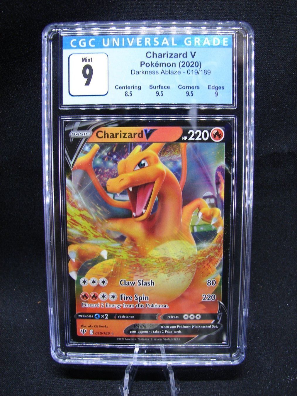 Pokémon Carte collezionabili: Charizard V Ultra Rare CGC Mint 9    /76 – Nuovo (secondo la descrizione) da Rümlang venduto da coh_87ww