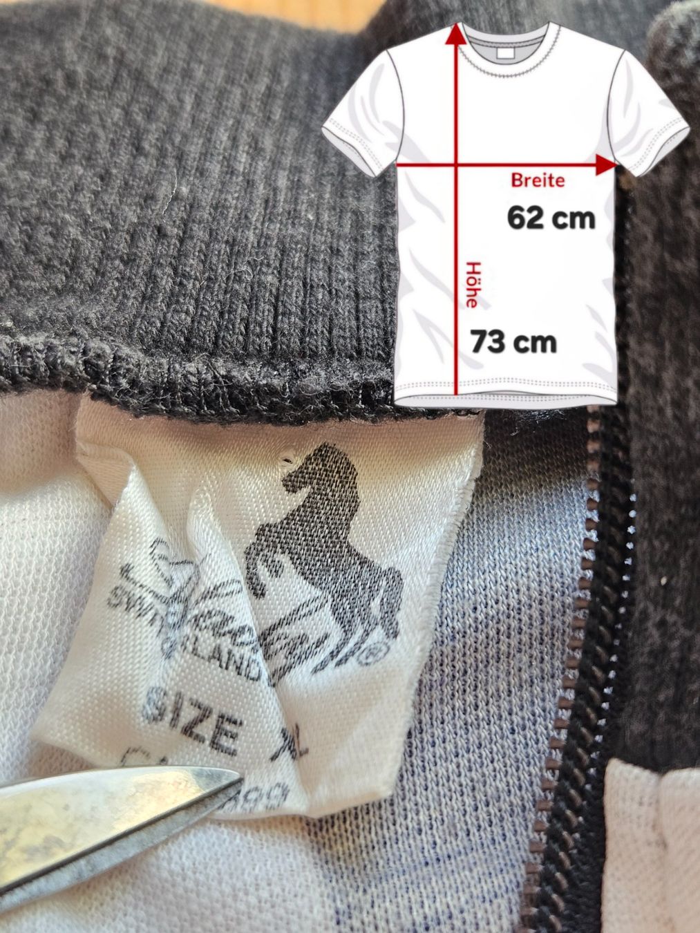 Leibchen & Hosen: Radtrikot Blacky vintage Grösse XL Velo Fahrrad Trikot – Gebraucht aus Hägglingen von United-Village-Trade 4