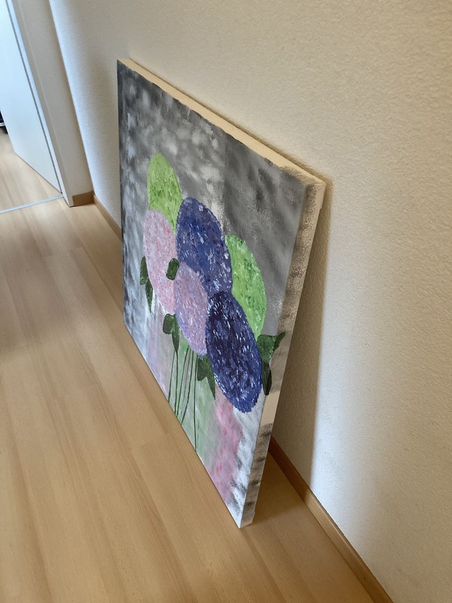Tableaux: Acrylbild Hortensie – Neuf (Voir description) à Winkel par soblu01012 1