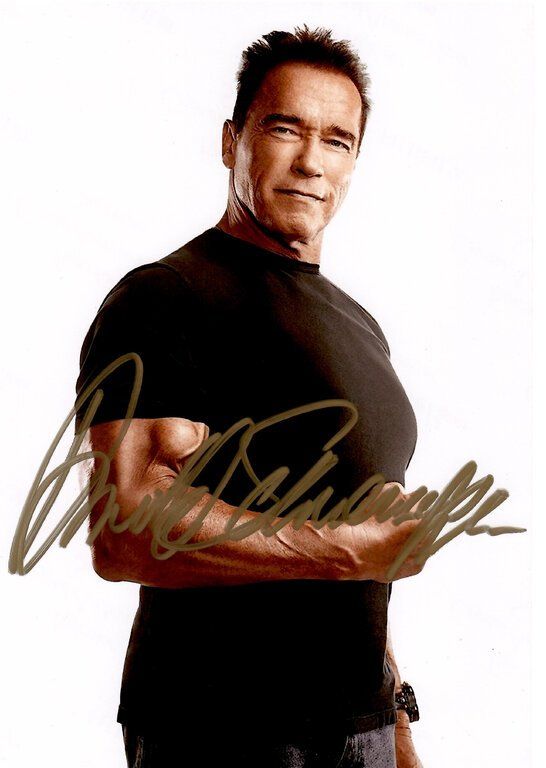 Autografi: Arnold SCHWARZENEGGER / TOP AUTOGRAMM – Usato da Egg b. Zürich venduto da Dbunny