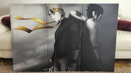 Grosses Naruto & Sasuke Leinwandbild (3-teilig)