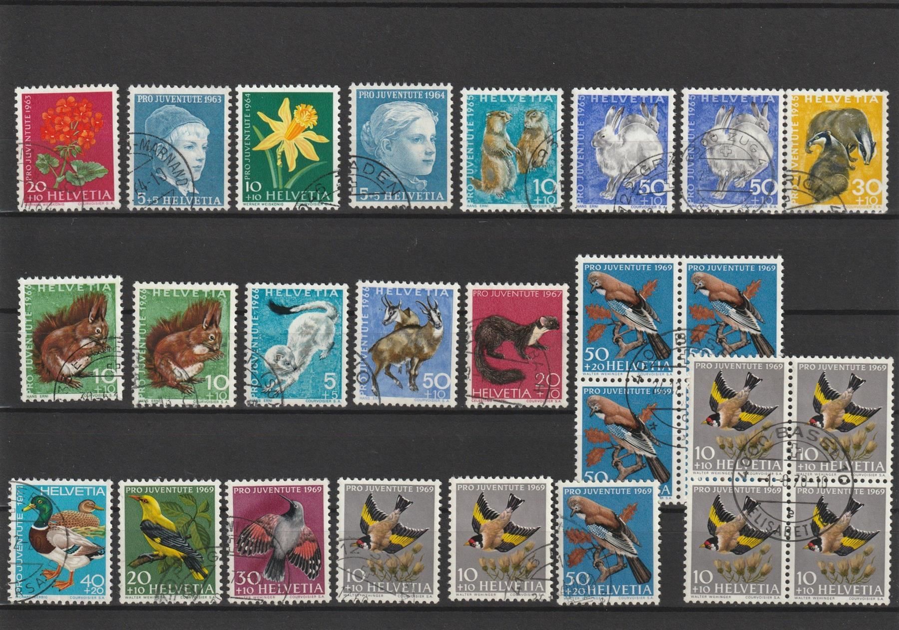 Tutti i francobolli: 1917-2001 diverse gestempelte Marken PJ – Usato da Spiez venduto da Crazyduck 4