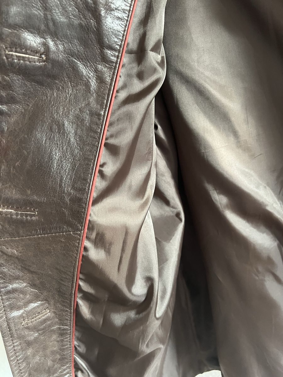 Giacche: Leather Jacket Leonardo brown size 44 good condition – Usato da Baden venduto da jul_gwh7 4