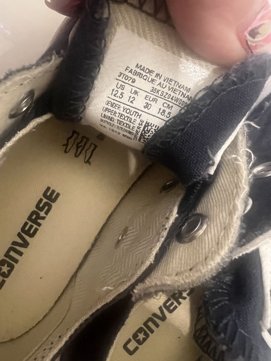 Converse Scarpe da uomo: CONVERSE ALL STAR SCHUHE GR 30 – Usato da Basel venduto da theo-g77 4