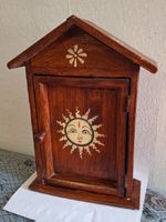 Vintage Schlüsselkasten mit Sonne, Maße 22x32x8 cm