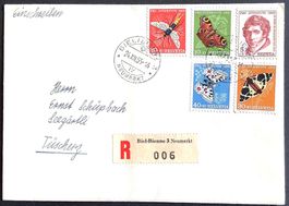 1955 Pro Juventute R - Satzbrief