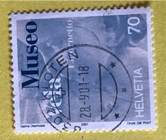 Nr.1023 GESTEMPELT Wiedereröffnung Museo Vela 2001  