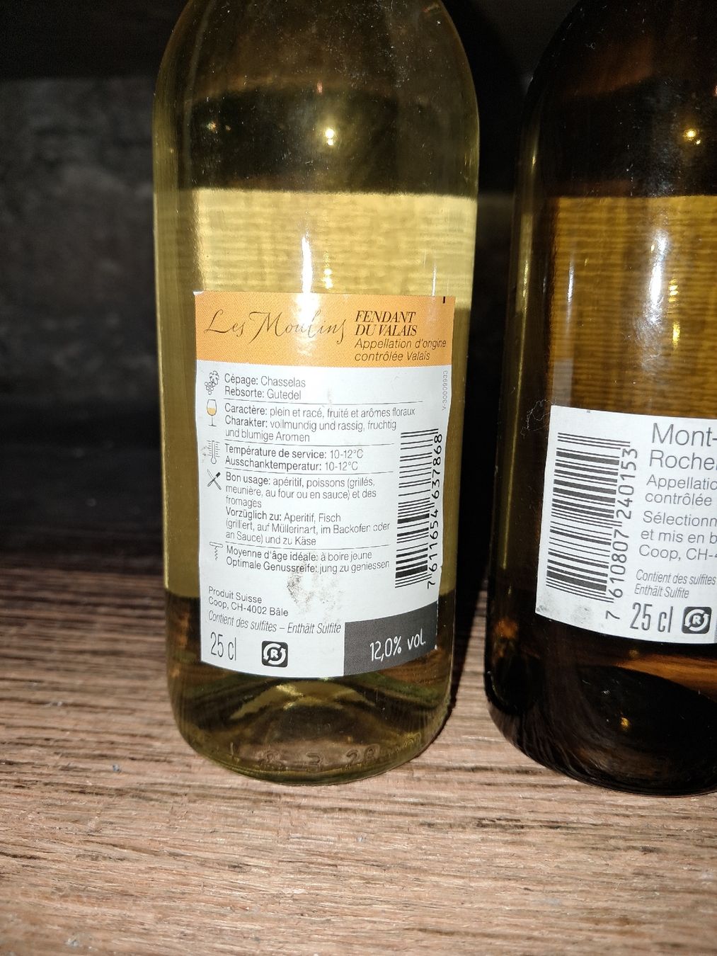 Vino: Lot de 2 petit vins blanc suisse – Nuovo e nell'imballaggio originale da Le locle venduto da juliensaran 4
