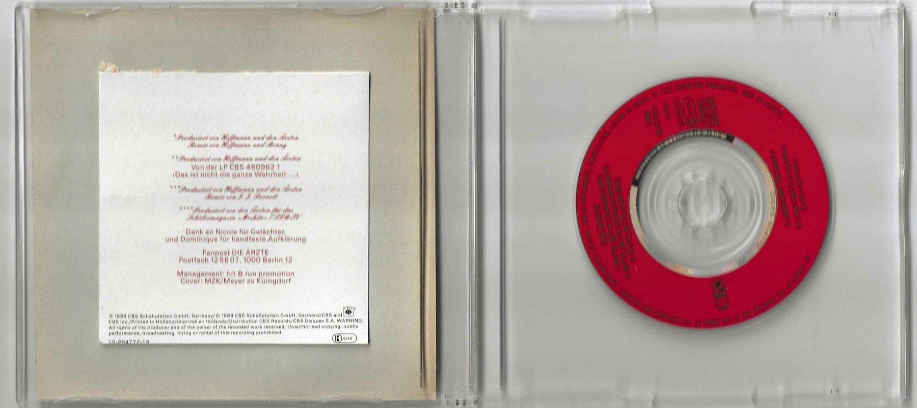 CDs: Die Ärzte – Bitte Bitte - Mini CD – Gebraucht aus Genève von CDLPBookS 1