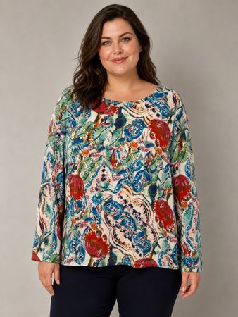 Neuware Damen Shirt Bluse Gr. 46 Steffen Schraut