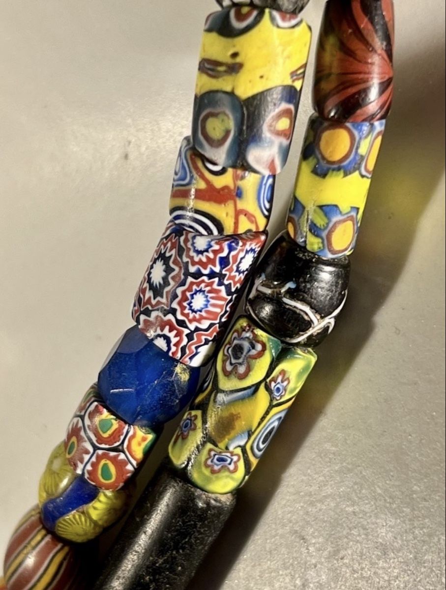 Perlen (unechte): Rang Anciennes Millefiore Trade Beads Murano Multicolore – Gebraucht aus Genève von DELIRBEADS 5