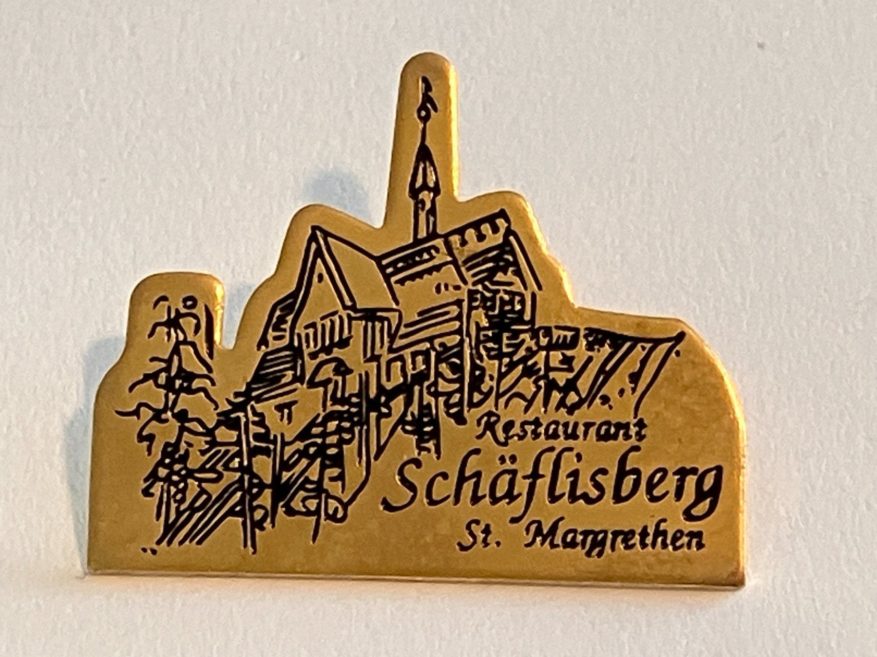 Placchette & Badge: 1 Pin Restaurant Schäflisberg St. Margrethen – Usato da Basel venduto da djwwpp