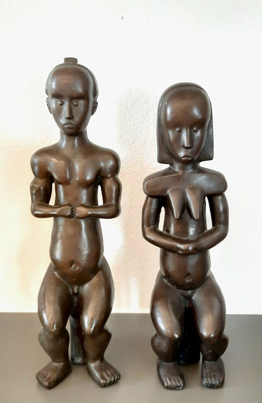 Sculture & Statue: Bronze Skulpturen signiert europ. Schule – Usato da Arbon venduto da torso444