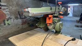Radialarmsäge Modell 1370 grün gebraucht funktionstüchtig