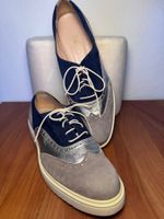 Halbschuhe Gr. 40 Grau/Silber/Blau - Top Zustand!