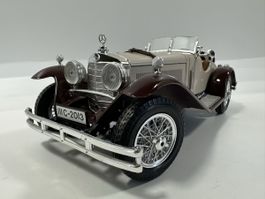 1928 Mercedes-Benz SSK 1:18, braun-beige, BBURAGO 