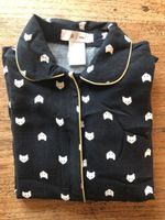 La Redoute_Kinder Bluse. Gold schwarz. 8 J, Gr. 128