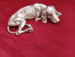 Hund Figur 1304 Gramm gebraucht