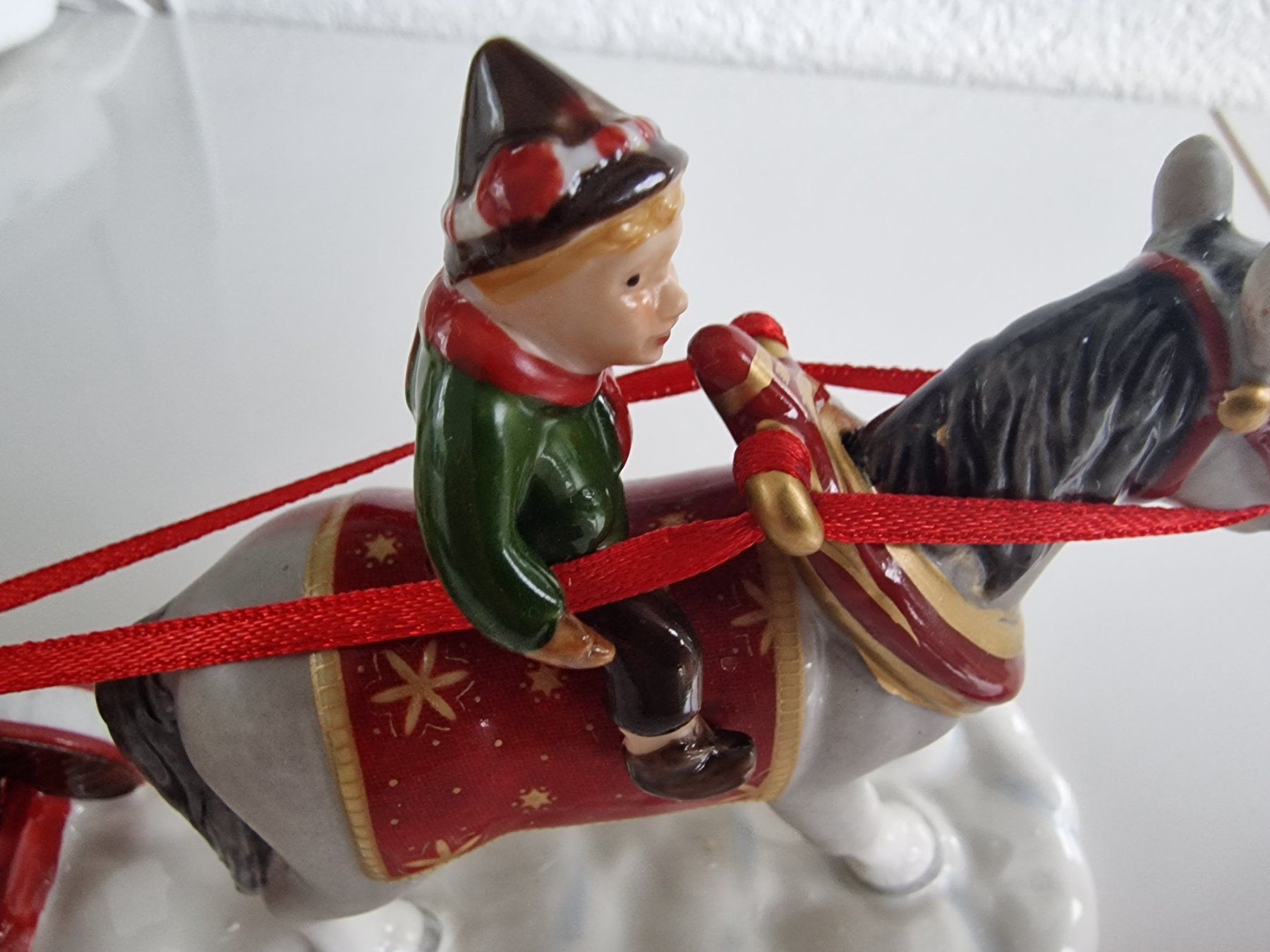 Villeroy & Boch Statuette: Villeroy Boch Santa mit Pferde Kutsche – Usato da Oberglatt ZH venduto da Alischa1 6