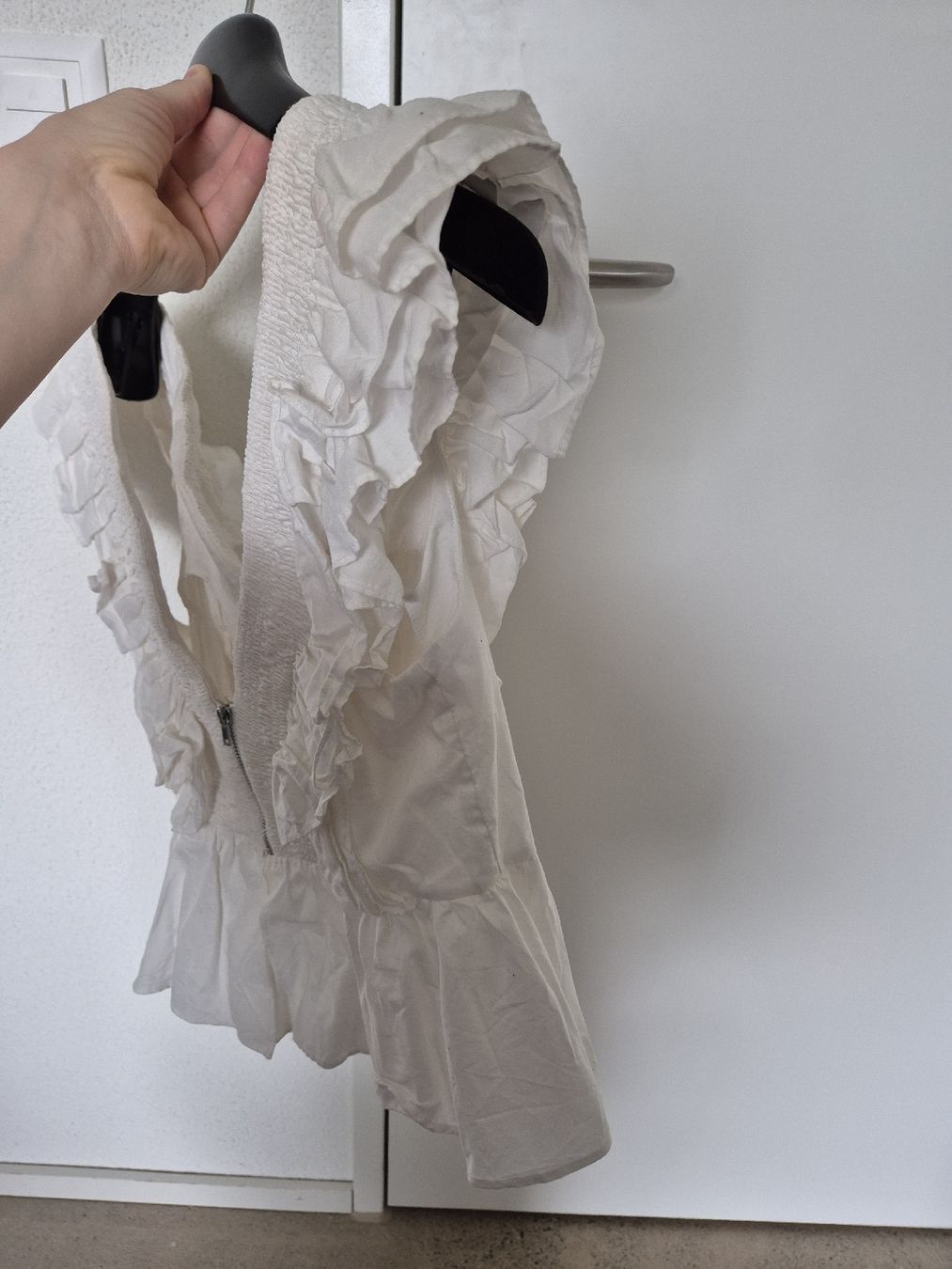 H&M Top: Weisses Hinguckertop – Usato da Schlieren venduto da nat_76vd 2
