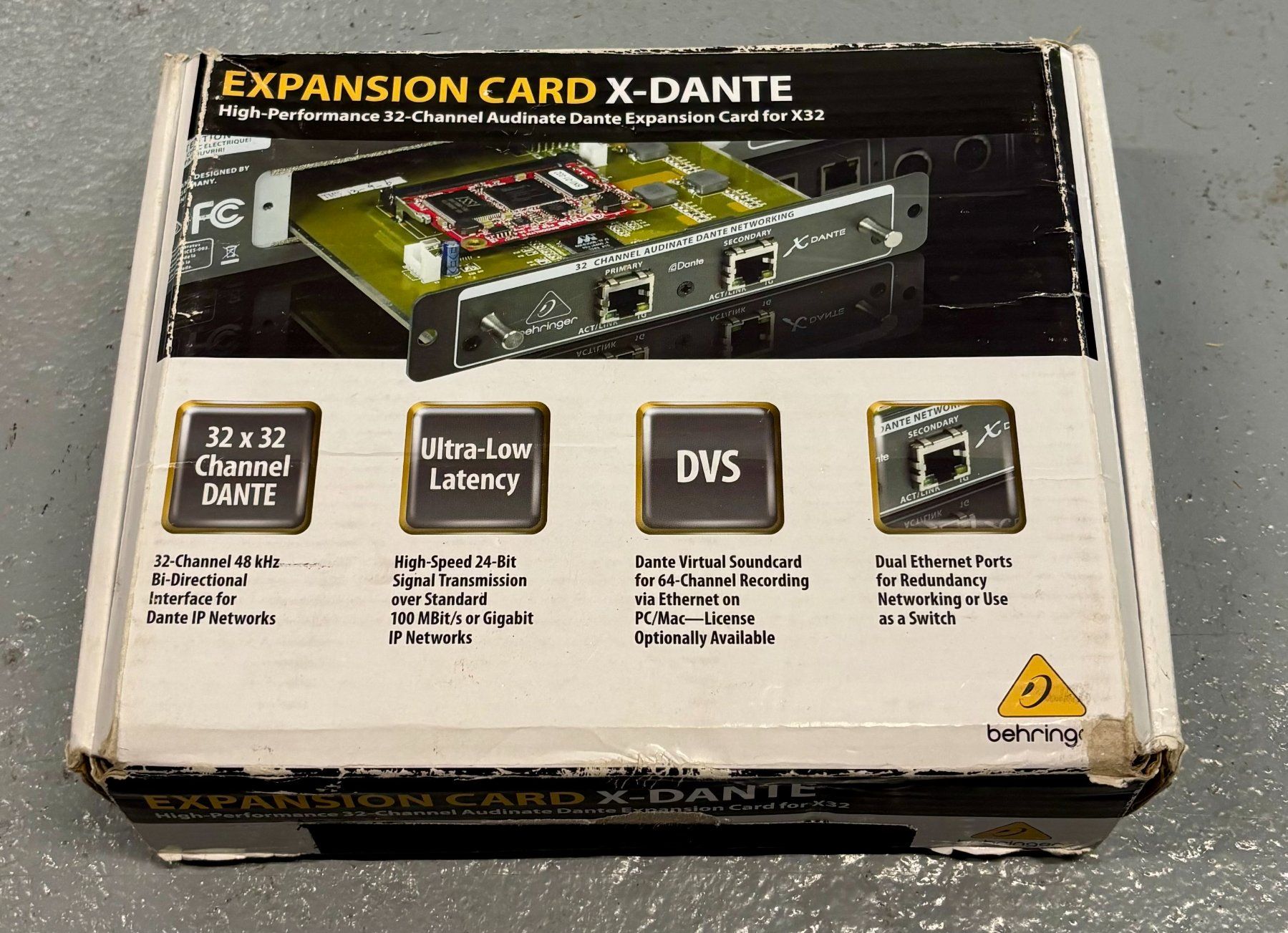 Attrezzatura per studi di registrazione: Behringer Expansion Card X-Dante – Usato da Konolfingen venduto da lbu_7t6t 1