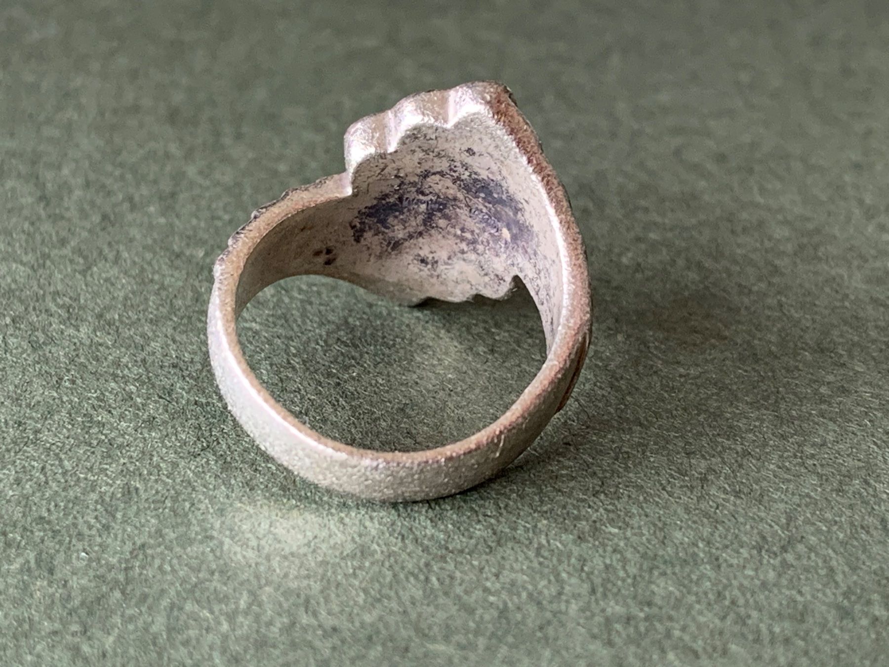 Ringe: Silberring Fächer Linien  (47/15) – Gebraucht aus Dittingen von Bellevista 6