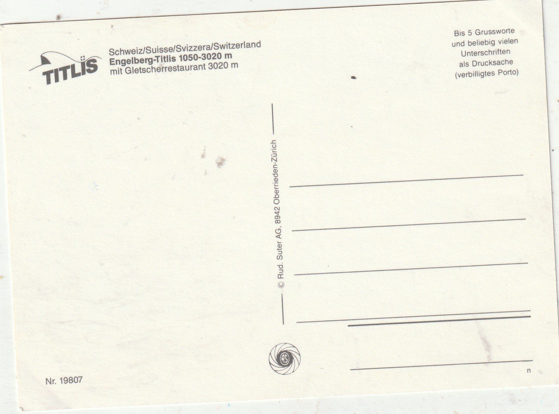 Cartes postales: Tittlis MBK – D'occasion à Lumbrein par made02 1