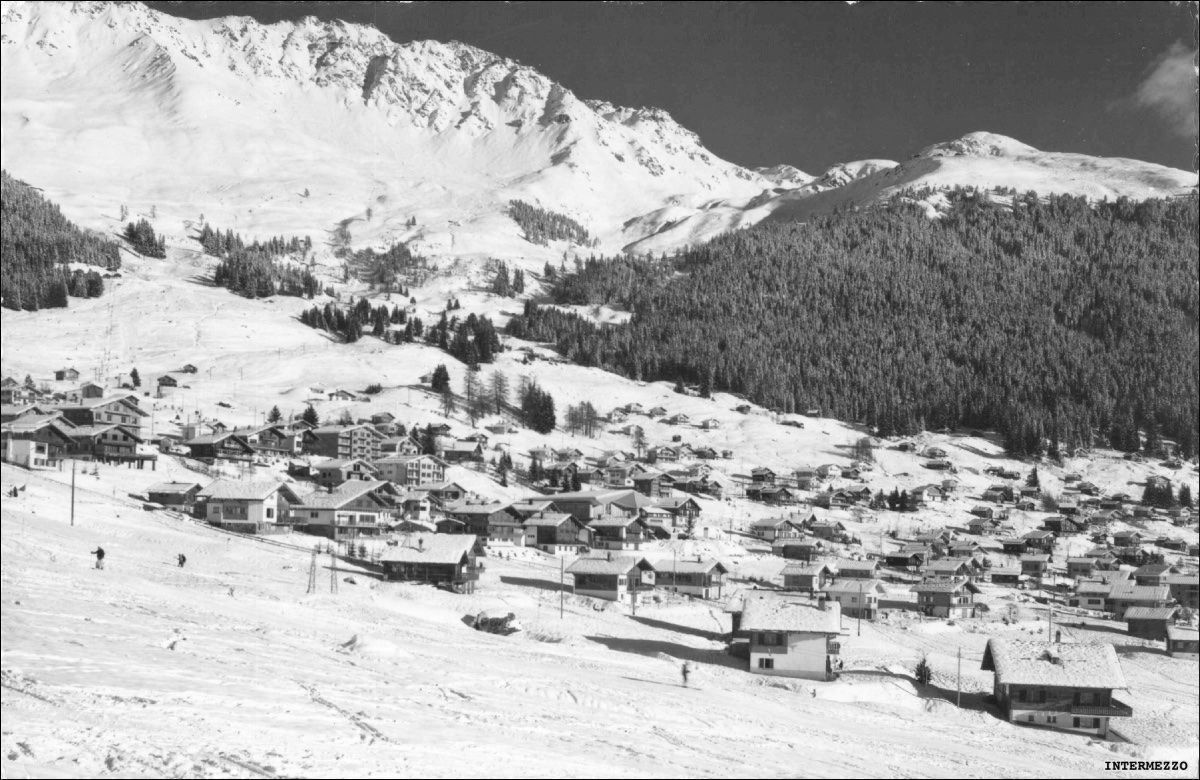 Cartoline postali: Verbier VS // vue générale Skilift 1962 – Usato da Basel venduto da intermezzo12