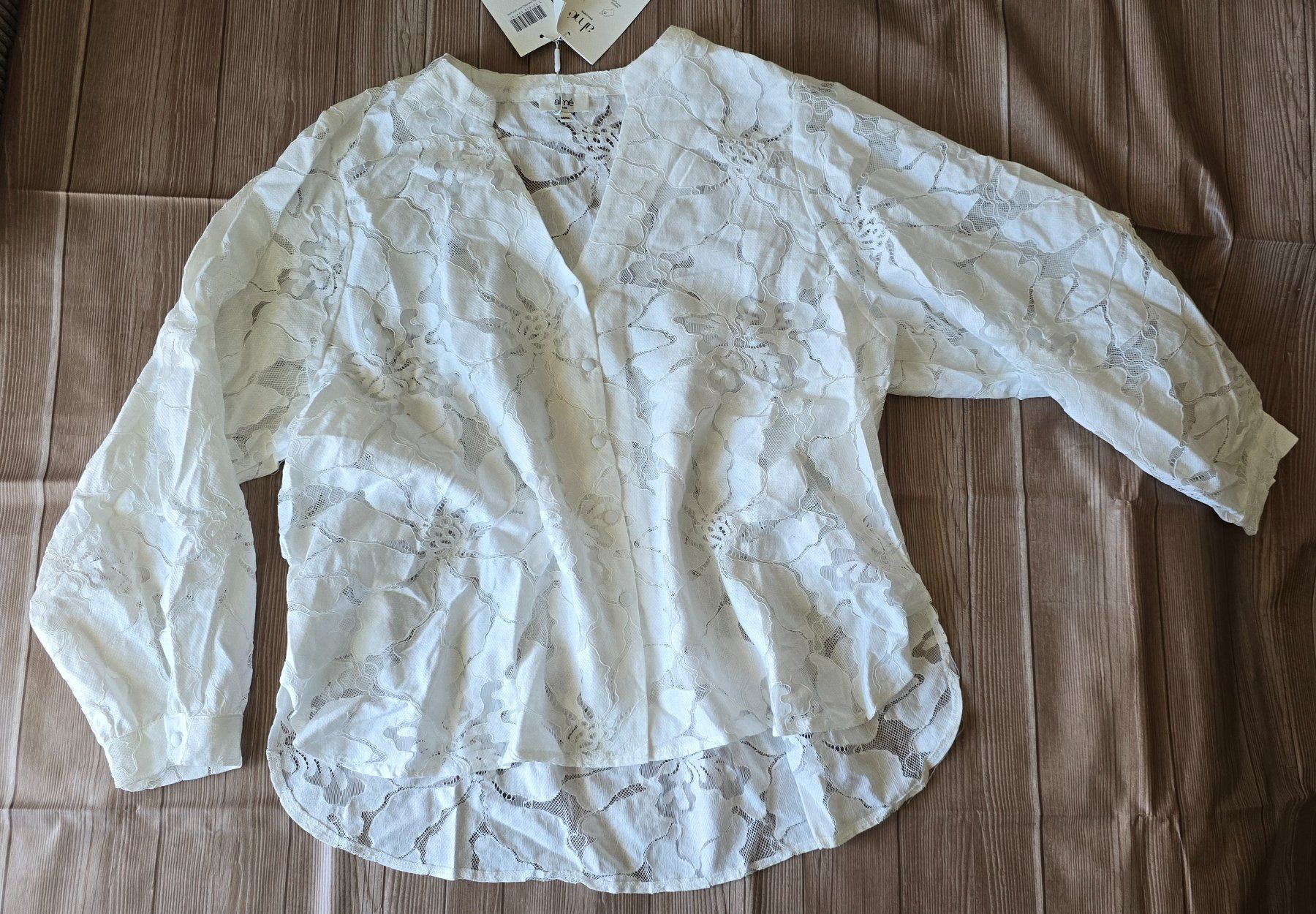 Camicette: 🏷️ Almé Paris Spitzenbluse - 48/50 - Hemdbluse RAPHY 5️⃣ – Nuovo (secondo la descrizione) da Thalwil venduto da VitaMini