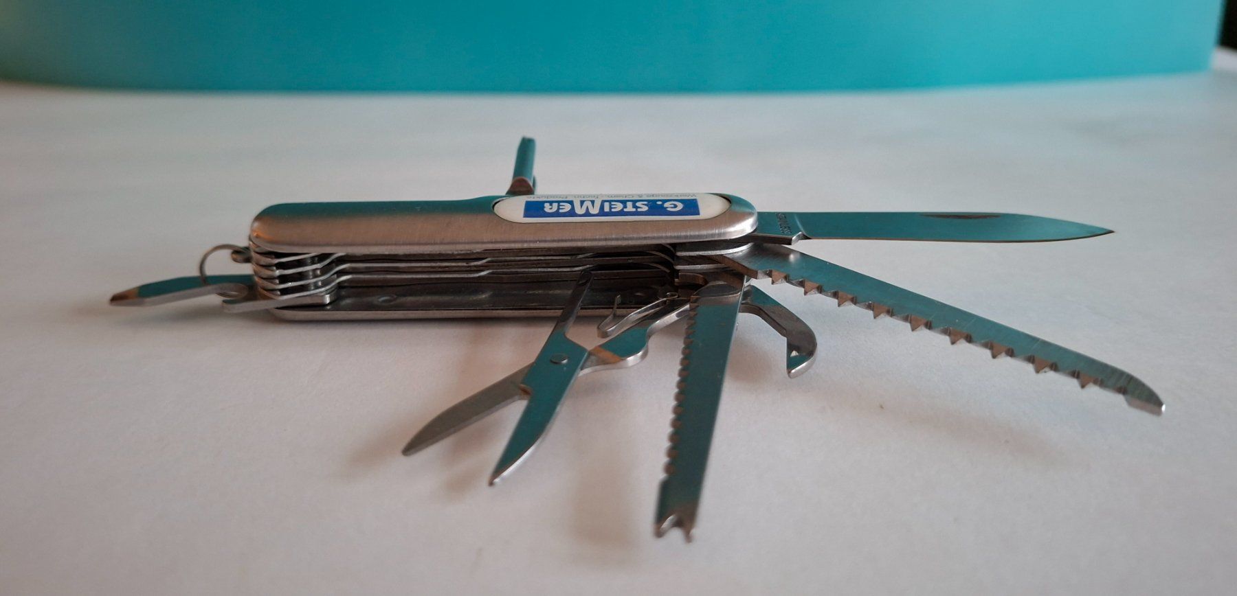 Coltelli tascabile: Messer, Sackmesser, Werbung G. Steimer. Top Zustand – Usato da Opfikon venduto da Diversamente 4