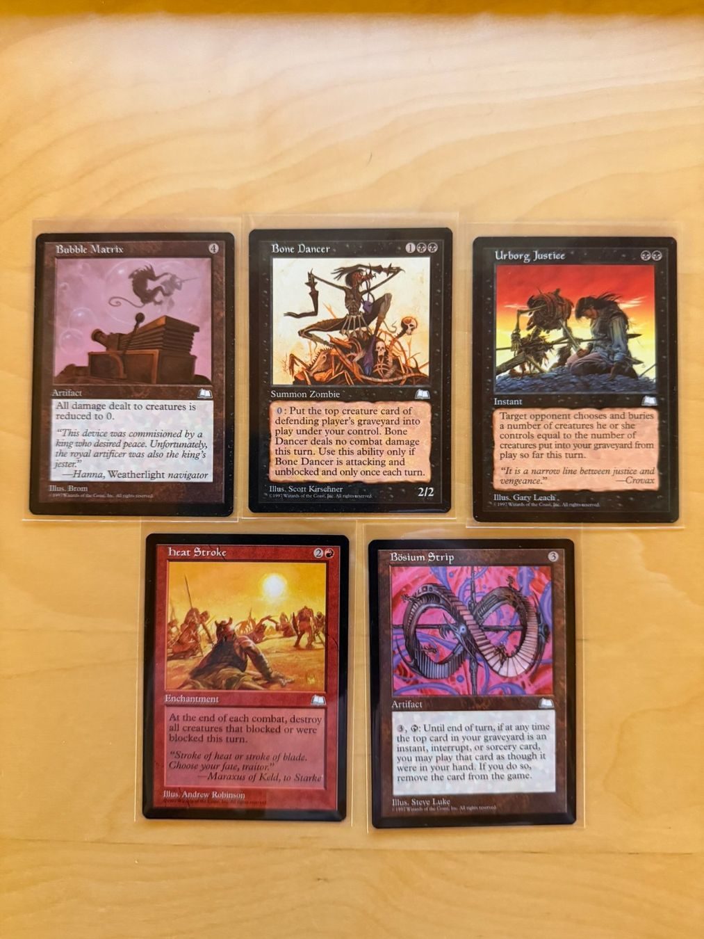 Magic The Gathering Carte collezionabili: Weatherlight // Wetterlicht // Magic The Gathering // Bulk – Usato da Binz venduto da Tempelritter 3
