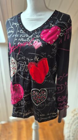 DESIGUAL   🖤🩷  pullover  Grösse  XL