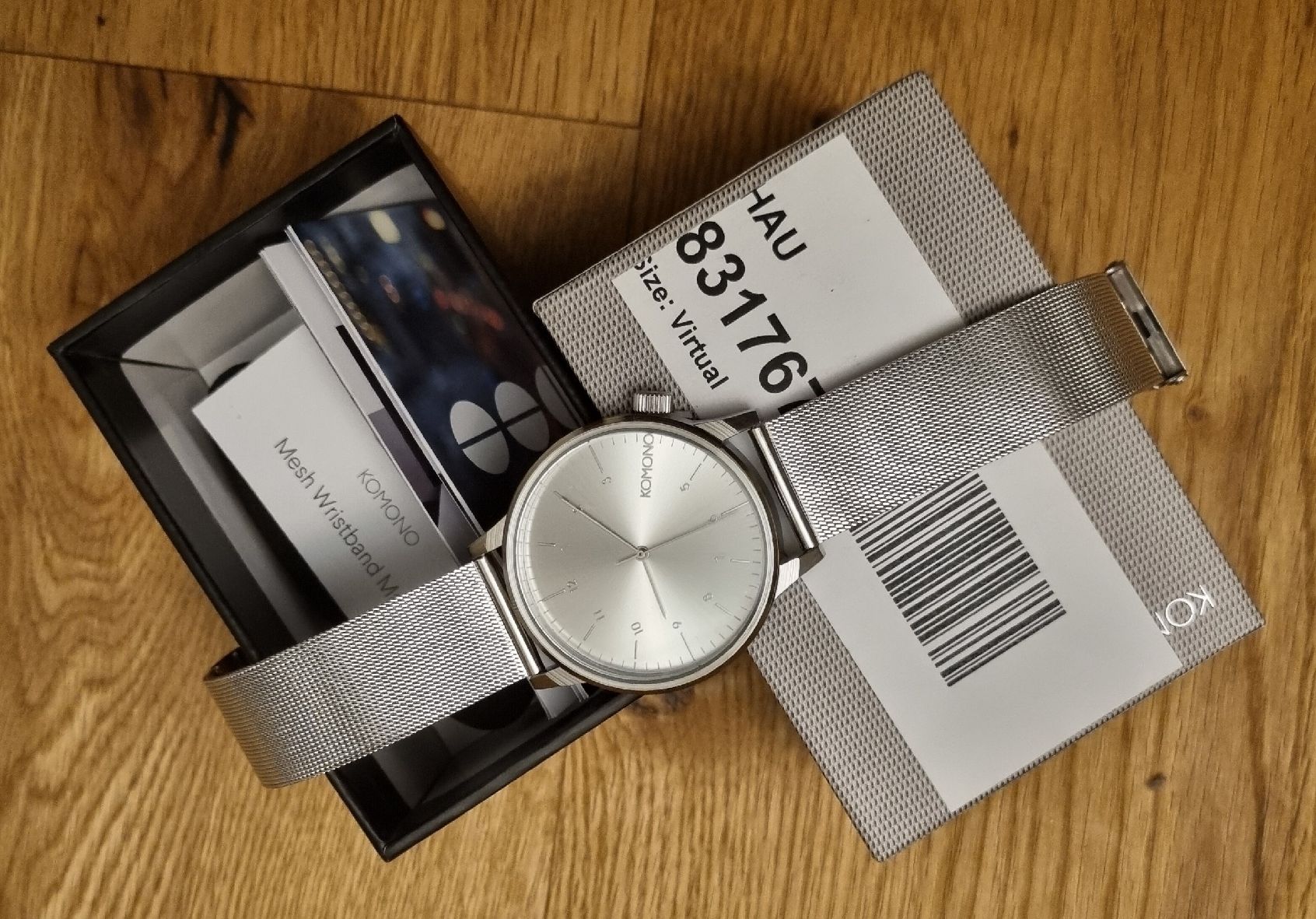 Uhren: NEW Komono Winston Royale - Silver – Neu (gemäss Beschreibung) aus Wabern von ravi3084