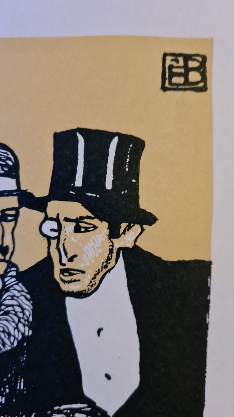 Grafiken & Lithographien: Edmond Bille Farblithografie "un dance – Gebraucht aus Emmenbrücke von Kunstankaufverkauf9 2