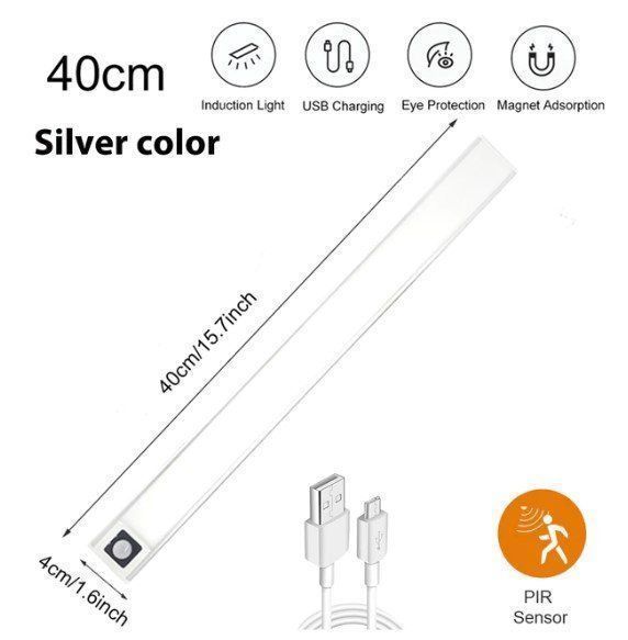 Lampade: LED Lichtleiste (40cm) mit Bewegungssensor + Akku – Nuovo e nell'imballaggio originale da Rorschacherberg venduto da elektrofreak