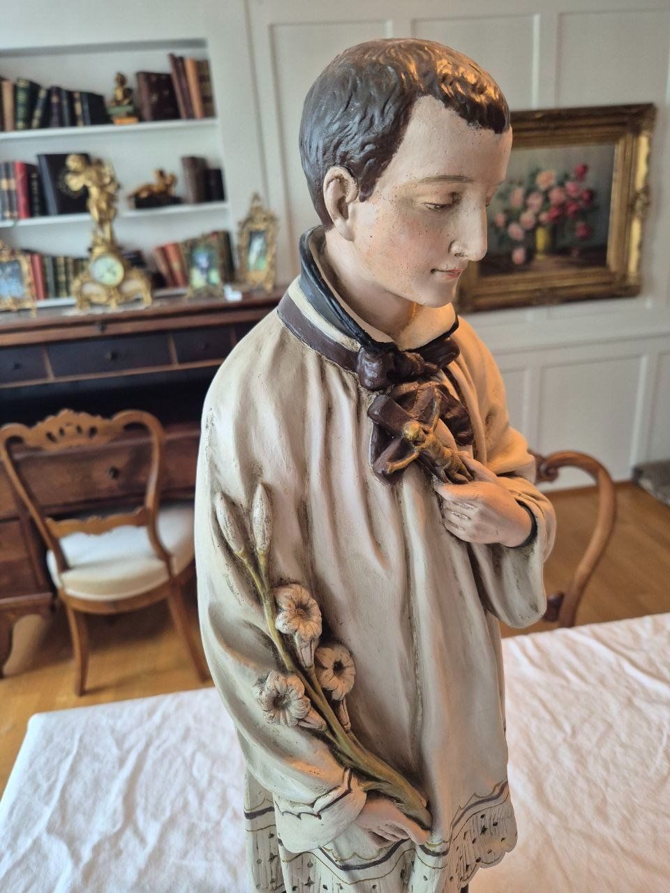 Statuette: Heiligen Figur Gips – Usato da Speicher venduto da Ramtha1