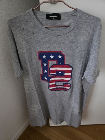 Dsquared2 Herren T-Shirt, Graumeliert, Gr. XL, Top Zustand!