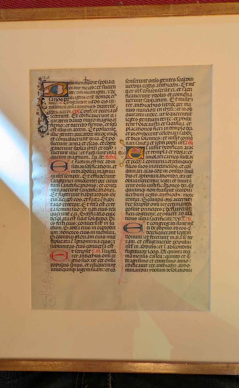 Documenti: Lateinische Schrift auf Pergament m. eindrucksv. Initialien – Usato da Zürich venduto da wme_2brc