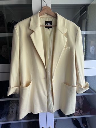 Damen Blazer ZARA Gelb Grösse S 