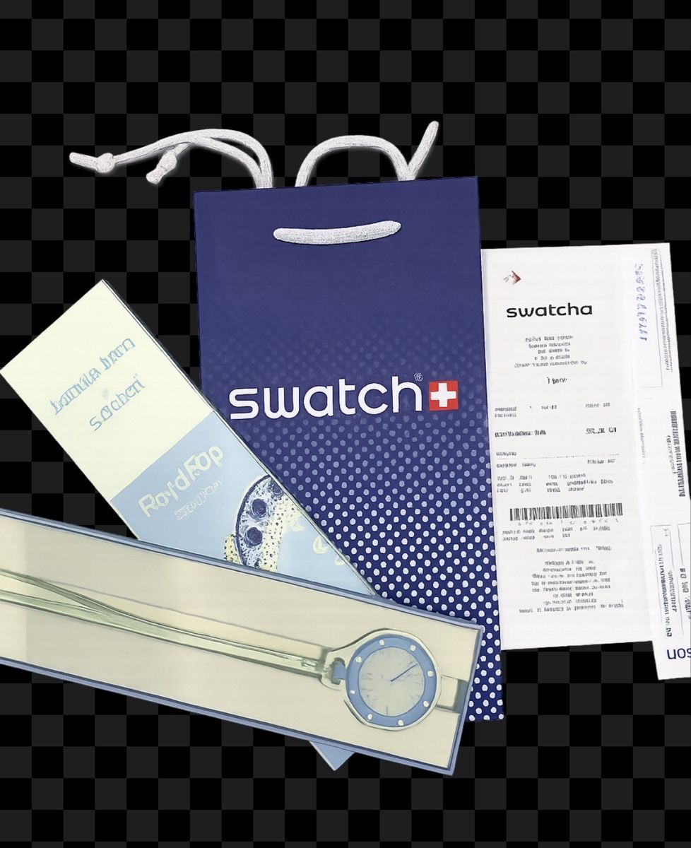 Swatch Uhren: Swatch Royal Pop in Blaue Acht – Neu und originalverpackt aus Zürich von valepo