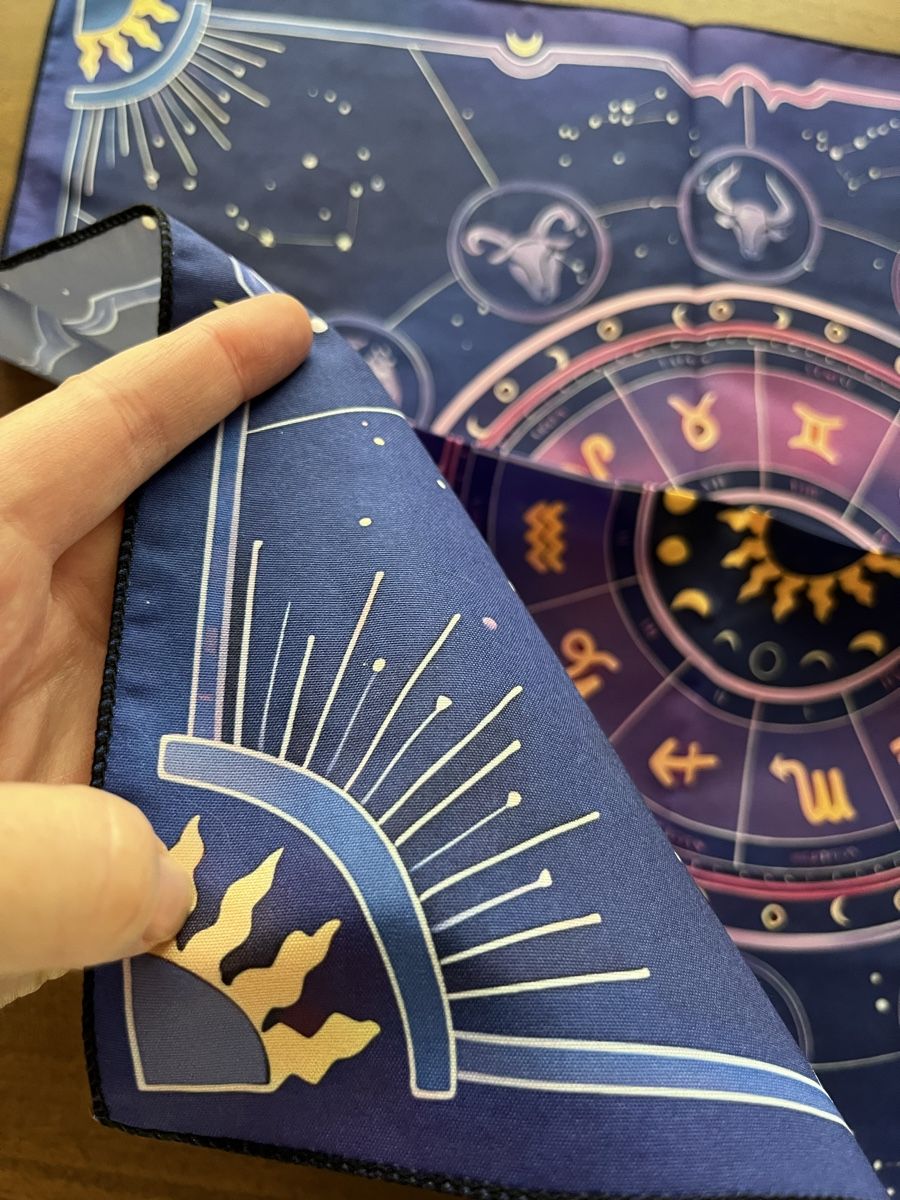 Alle Dekorationen: Altartuch mit Zodiac Kreis – Neu und originalverpackt aus Gams von Mariawicca 2